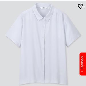 Uniqlo light blue button down shirt sleeve
